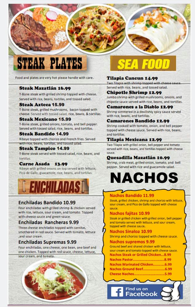 Bandidos Mexican Grill & Cantina Menu image 3